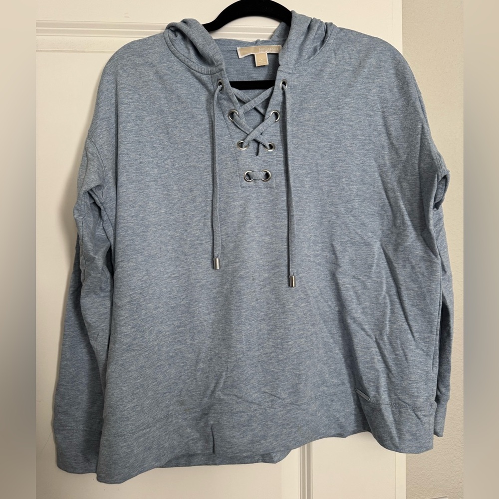 Michael Kors Light Blue Hoodie